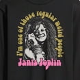 thumbnail image 3 of Janis Joplin - One Of Those Regular Weird People - Men's Long Sleeve T-Shirt, 3 of 5