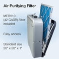 thumbnail image 3 of Lasko Air Flex 20" 3-Speed 2-in-1 Box Fan and Air Purifier in One, White, FF305, 3 of 9