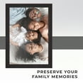 thumbnail image 3 of 25x9 Frame Black Real Wood Picture Frame Width 1.25 inches | Interior Frame Depth 0.5 inches |, 3 of 8