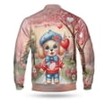 thumbnail image 2 of Happy Valentine’s Day Adorable Poodle Puppy Holding Heart Balloon All Over Print 3D Baseball Jacket Poodles Dog Lover Gifts Idea Bomber Jacket Softball - 00030, 2 of 6