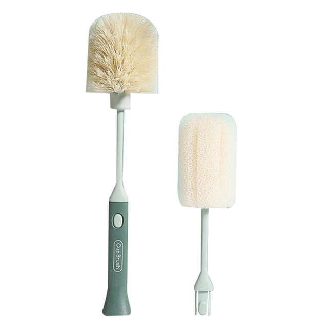Cup Cup Brush Household Kitchen Sponge Replaceable Long Handle Cleaning Tool for Insulation Cups