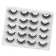 thumbnail image 3 of Pestañas postizas Nikou realistas suaves esponjosas 3D largas 10 pares, 3 of 12