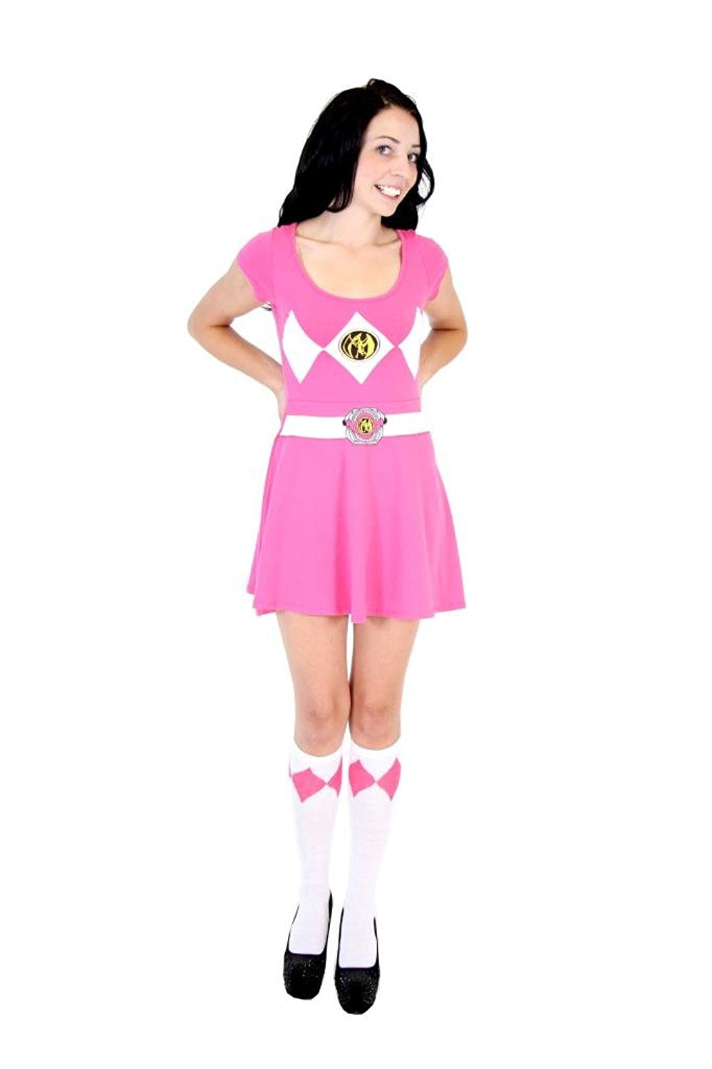 Power Rangers Juniors Ranger Costume Skater Dress - Walmart.com