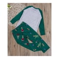 thumbnail image 3 of Conjunto de pijamas para niñas y niños Top y Pantalones Verde Manga larga Ropa de casa(Niños/Niñas-Verde,3-4 años) Nituyy GL1043-QZ12497C2, 3 of 7