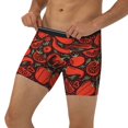 thumbnail image 3 of Cauagu Tomatoes And Chili Print Men's Boxer Briefs, Funny & Cute Underwear Elastic Waistband Briefs Ideal Gift for Men,1-Pack, 3 of 7