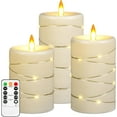 thumbnail image 1 of Da by Flameless Candles, 3 Dynamic Flame Candles, a Battery Candle Light, More Realistic Simulation of The Effect of Flames, with Timer Remote Control., 1 of 7