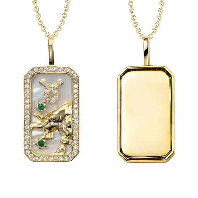 Colliers pour Femmes Collier 12 Constellations avec Diamants et Pierres Colorées Collier 12 Constellations