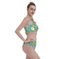 thumbnail image 6 of High Waisted Bikini Sets For Women, Waffle Poached Eggs Bacon Swimsuits Tummy Control, Two Pieces Bathing Suit, 6 of 8