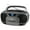 Gray, variant on Jensen Bluetooth MP3 Boombox, Blue, CD-590-BL