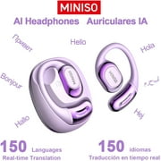 MINISO MS156 Translation Earbuds Real Time Al Translation Open Ear Earphones Support 150 Languages