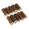 thumbnail image 3 of HOMYL 2x10 Pieces Natural Wood Log Slices Tubes Beads Crafts DIY Rustic Decorations, 3 of 8