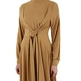thumbnail image 4 of Milky Brown - Crew neck - Unlined - Modest Dress - Refka, 4 of 5