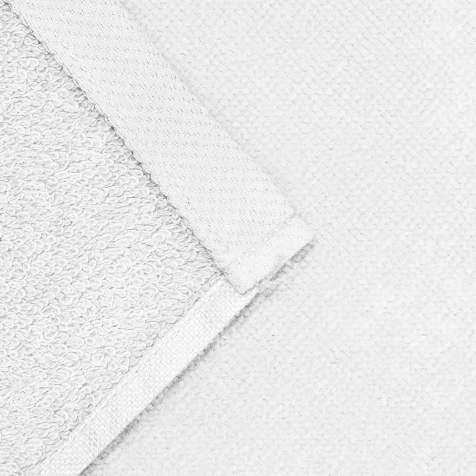 Beachland - Solid Beach Towel 30 x 60 inch Pool and Resort Style - 100% Cotton - Extra Soft and Absorbent (White, 1 Towel)