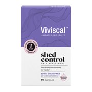 Viviscal Shed Control Hair Growth Supplement, Keratin Nutrient Complex, 60 Tablets, 1 Month Supply