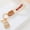 White#996, variant on Short Style Mother's Day Gift Keycharms Fabric Embroidered Keychain Handmade Crochet Leather Keycharm Gold Circles Keychain