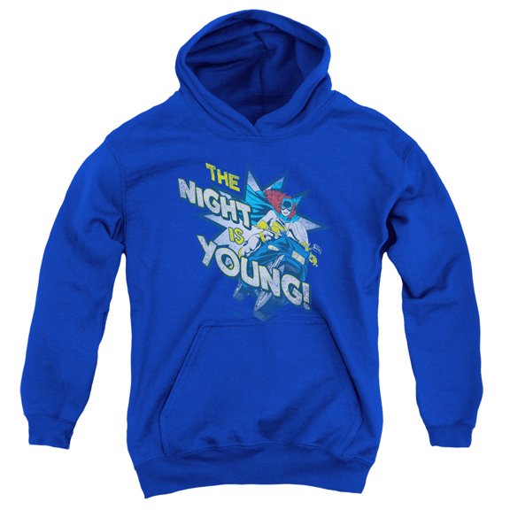 Dc - The Night Is Young - Youth Hooded Sweatshirt - Large