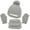 Gray Baby Hats, variant on Clearance Sales kttectoa Newborn Hats for Girls Children Knit Hat Warm Scarf Gloves Three Piece Thickened Pullover Hat Toddler Beanie Hat and Scarf Set for Children Baby Winter Hat Infant Hat