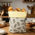 thumbnail image 4 of 1 Pack Beeswax Bread Bags for Sourdough Homemade Bread, XL Cotton Lining Sourdough Reusable Natural Beeswax Bread Storage Bag, Keep Fresh and Upgraded Large Capacity Portable-17 x 12.6 Inches, 4 of 9