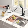 thumbnail image 3 of Kitchen Faucets with Pull Down Sprayer,Stainless Steel Single Handle Kitchen Sink Faucet with Pull Out Sprayer, 3 of 9