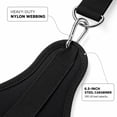 thumbnail image 7 of Hanging Ab Straps, for Pull Up Bar Core Training Leg Raises Home Gym Exercise Equipment, Black, 7 of 7