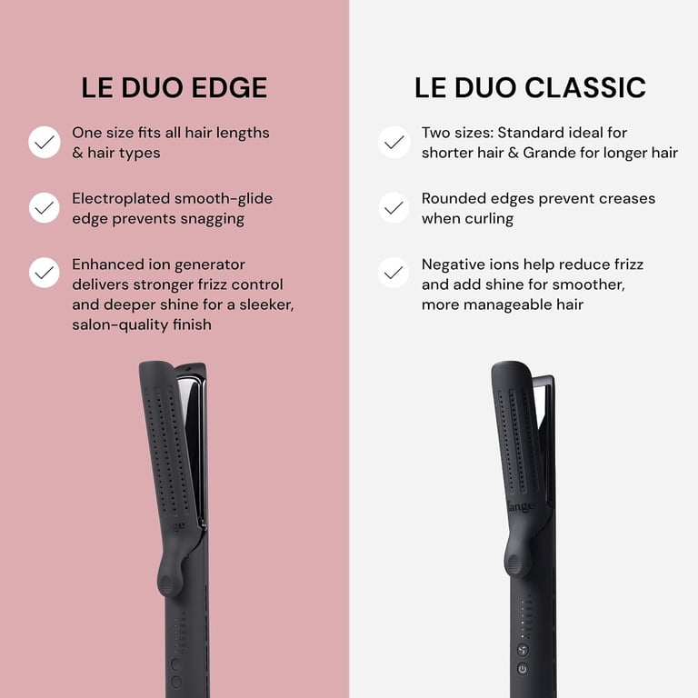 L\'ange LE DUO EDGE 360° Airflow Titanium Styler - Black L main image 3