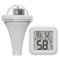 thumbnail image 1 of Floating Pool Thermometer Set Outdoor Pool Temperature Sensor Indoor Humidity Monitor Water and Air Temp Readings, 1 of 8