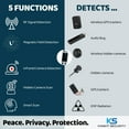 thumbnail image 7 of Knight Anti Spy Detector, Detector De Camaras Y Microfonos Ocultos, Hidden Camera Detector, RF Detector, Camera and Bug Detector, 7 of 7