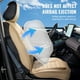 thumbnail image 5 of Fundas de asiento de coche VEVOR universales para asientos delanteros de piel sintética, 5 of 9