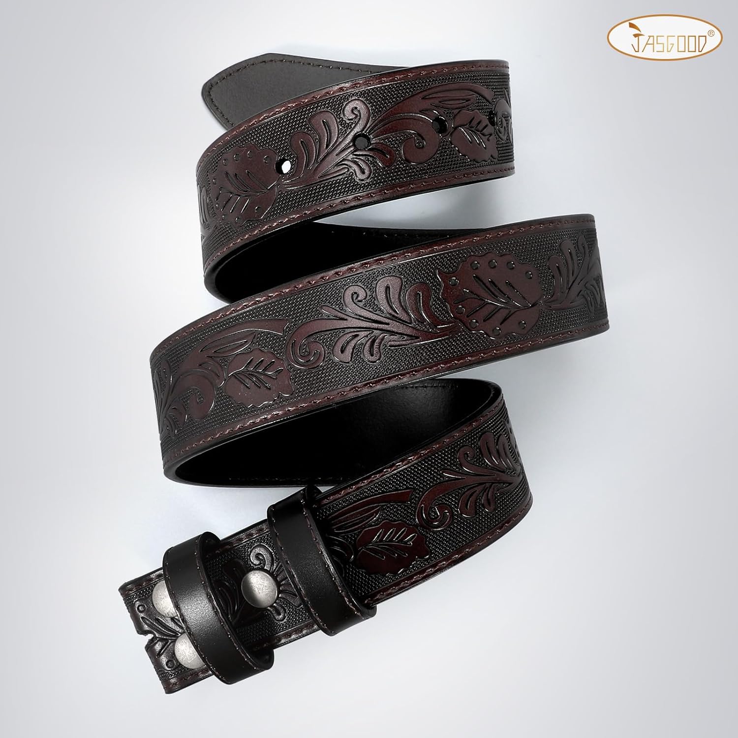 Mens Western Leather Belt Strap Without Buckle 1.5