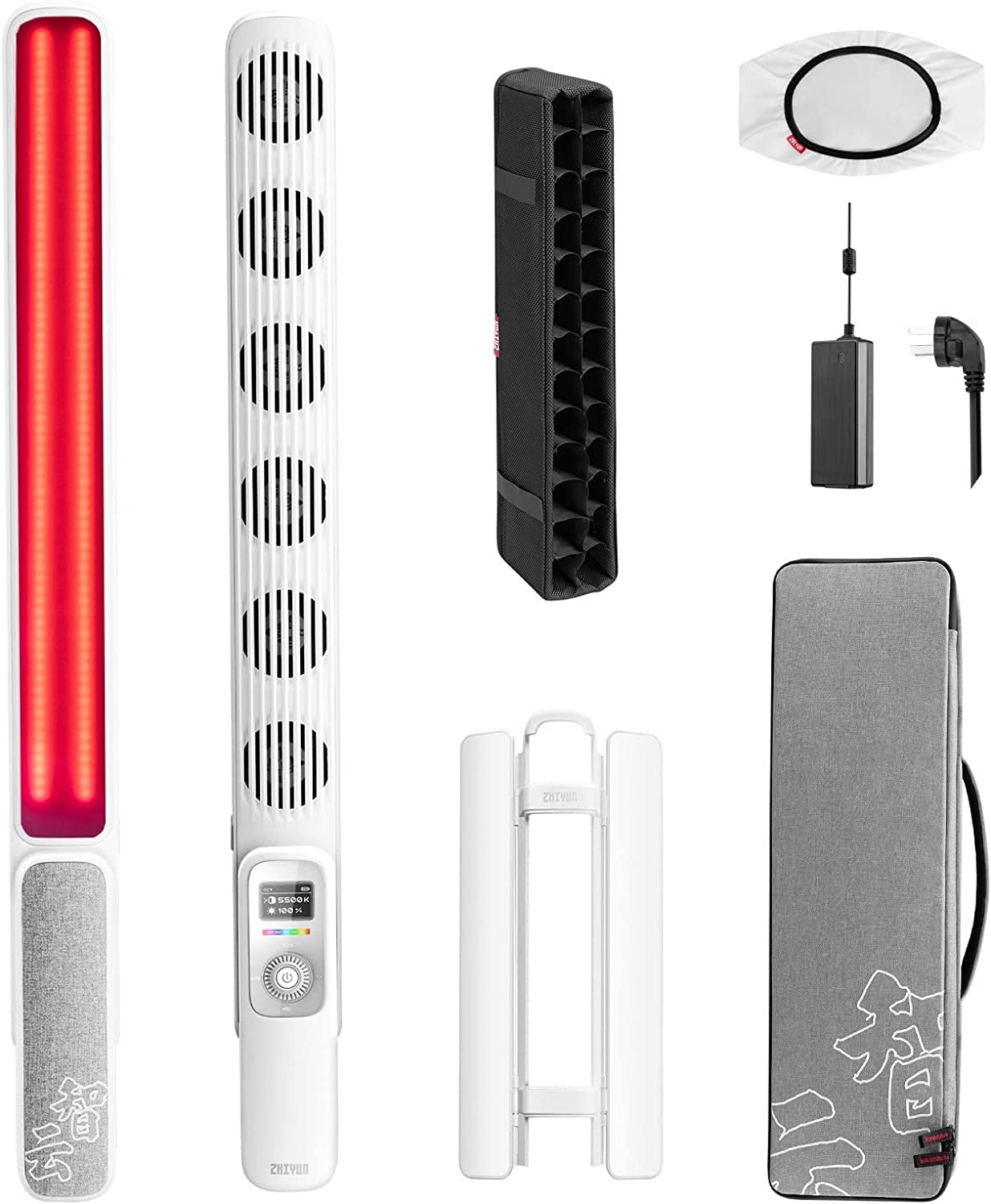 100W Handheld LED Photography Light Wand Stick Zhiyun FIVERAY F100