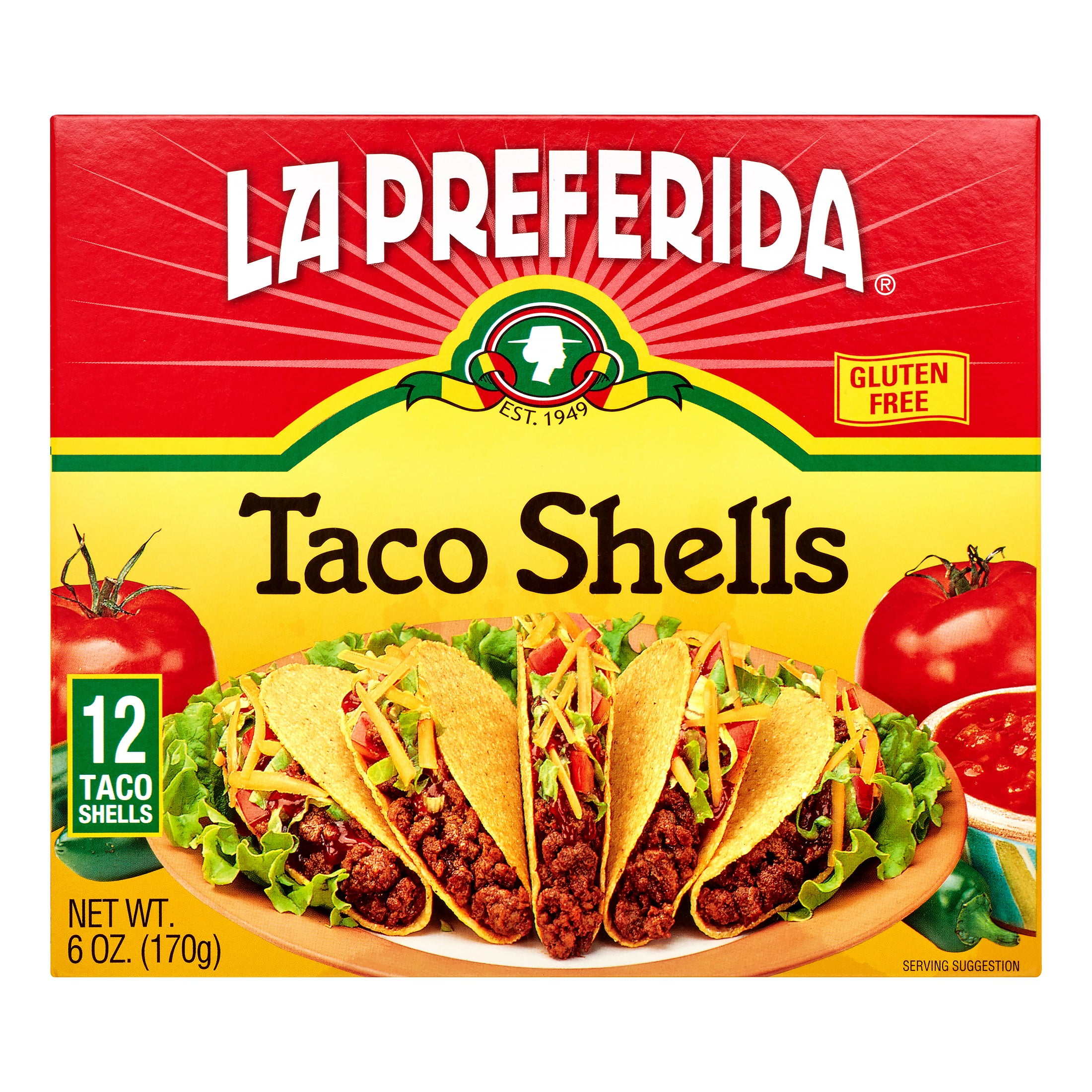 La Tiara Taco Shells White Corn 12 Ct Walmart com. 