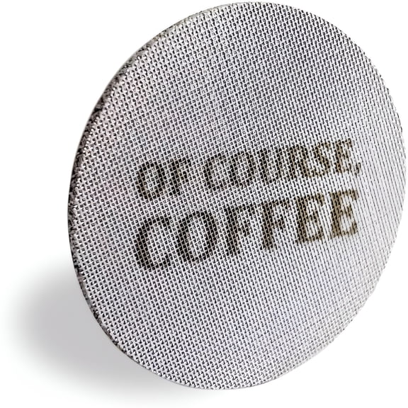 ACDANC 53.5Mm Espresso Puck Screen,1.7Mm Thickness,150Μm,Lower Shower,Coffee Filter Mesh for Espresso Portafilter Filter Basket,316 Stainless Steel
