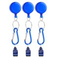 thumbnail image 1 of Cortadora de hilo de pesca de acero inoxidable con hebilla retráctil azul, suministros para aparejos de exterior, 1 of 8