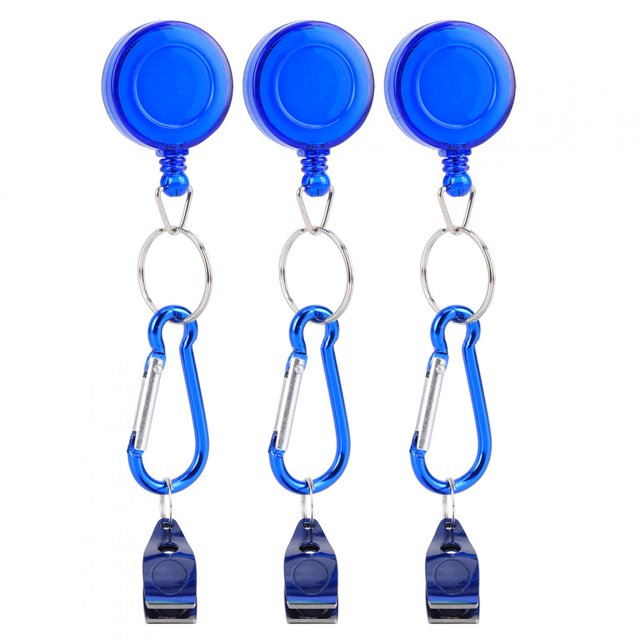 Cortadora de hilo de pesca de acero inoxidable con hebilla retráctil azul, suministros para aparejos de exterior