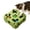 Green, variant on OADUKQ Cat Puzzle Toy, Interactive Felt Maze Box, Indoor Cats to Prevent Boredom Self Play, Camel, 7.87 X 7.87 X 3.94 in