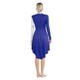 thumbnail image 2 of Lejafay Womens Long Sleeve Liturgical Worship Dance Dresses Blue XL, 2 of 7
