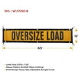 thumbnail image 2 of 10x60 Oversize Load Magnetic Sign – 3-Piece Kit, Pilot & Escort Truck Safety 2 of 4