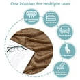 thumbnail image 6 of NANPIPER King Size Blanket Luxury Warm Microfiber for Bed Coffee Brown,90"X108", 6 of 6