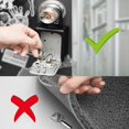 thumbnail image 2 of Portable Key Safe With Detachable Shackle (no Installation Required) Combination Padlock Key Box For Home, Office, Garage, Airbnb Rental (black), 2 of 5