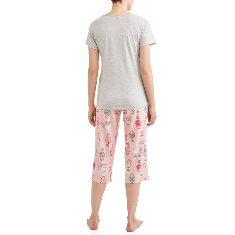 Secret Treasures Short Sleeve Capri Pajama