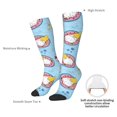 thumbnail image 4 of Susaid Gnome On A Watermelon Mattress In The Pool Print Thermal Winter Socks for Men and Women, Warm Crew Hiking Socks, for Boots and Outdoor Activities, 4 of 6