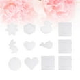 thumbnail image 2 of HLONK 12Pcs Fuse Beads Boards Clear Pegboards DIY Craft Tray Accessory for Art Project, 2 of 7