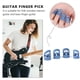 thumbnail image 2 of Sywqhk 4 púas para dedos para guitarra acústica de bajo, funda protectora para la punta de los dedos (azul) Sywqhk Alta Calidad, 2 of 7
