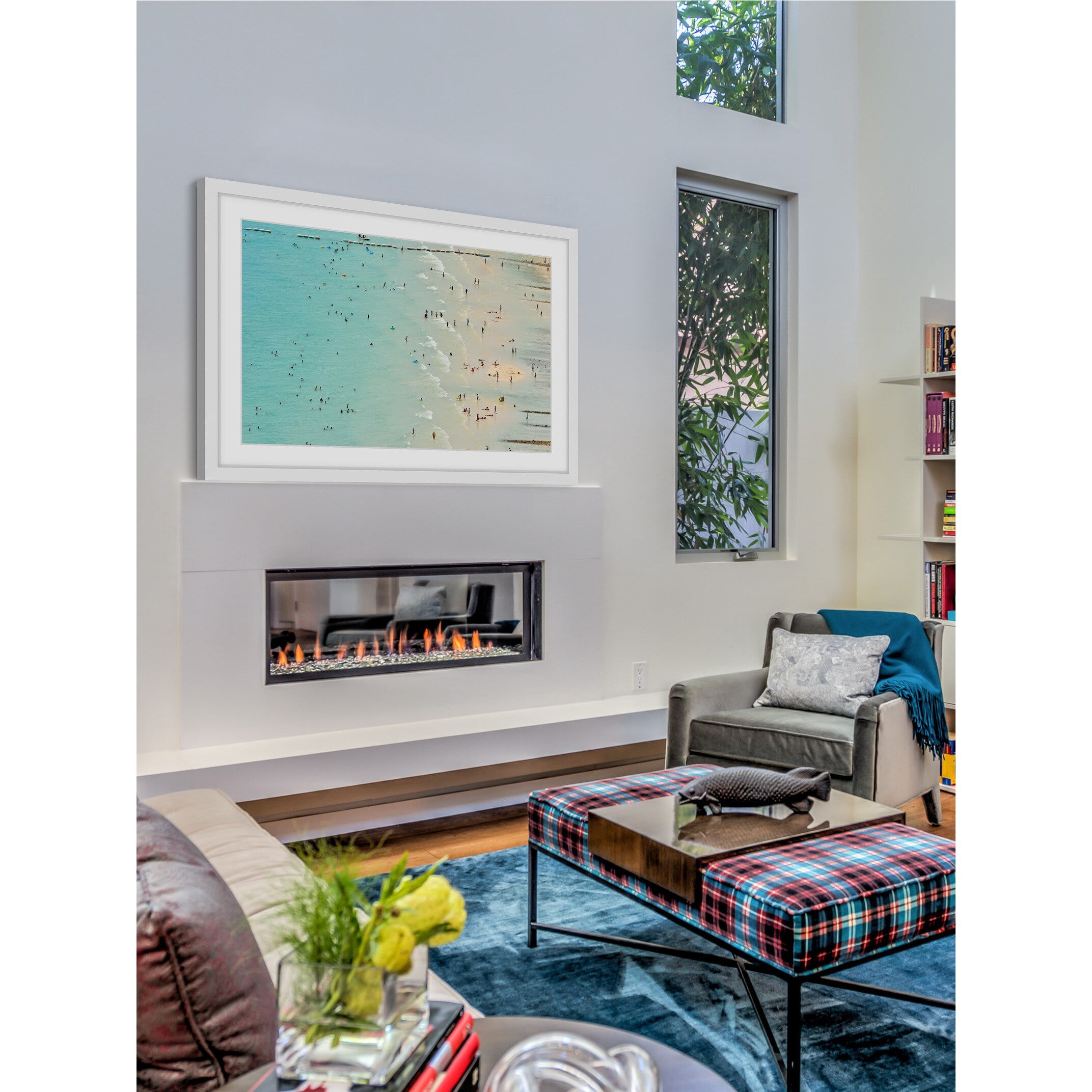 Marmont Hill "Fun at the Beach" Framed Painting Print