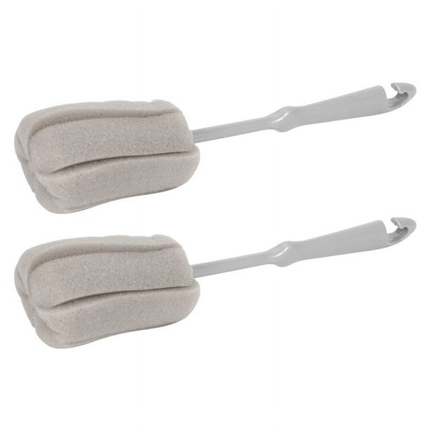 2 Pieza Cepillo de Esponja Limpieza Lavado de Vidrio de Taza Botella de Leche Limpiador de Cocina Herramientas Cepillo de Limpieza de Taza Manejar Corto de Plástico