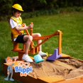 thumbnail image 1 of Avenlur Blippi Excavadora - Madera de Pino Resistente, Controles Intuitivos, Asiento Ergonómico - Ideal para Juegos Al Aire Libre, Patios Traseros, Playa - Giro de 360° - Segura para Niños Pequeños y, 1 of 5
