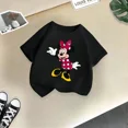 thumbnail image 3 of Marca Linda Minnie Verano Niños Camiseta de Algodón Lindo Dibujos Animados de Disney Niños Niñas Moda Casual Camiseta de Cuello Redondo Ropa para Niños, 3 of 5