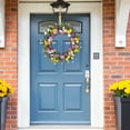 thumbnail image 3 of Scidweet Spring Wreath Decor, 18" Outdoor Artificial Wreaths for Front Door Outside Home Porch Easter Hoilday Party Decorations, 3 of 6