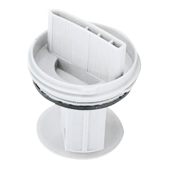 Washing Machine Drain Pump Filter Washer Drain Pump Filter Assembly Replaceable Washing Machine Drain filter for Indoor Household Accessories White