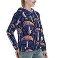 thumbnail image 6 of Haiem Floral Hippie Mushrooms for Men's Fashion Hoodies & Sweatshirts with Kangaroo Pocket,Hooded Sweatshirt with Eye-catching Drawstrings-X-Large, 6 of 7